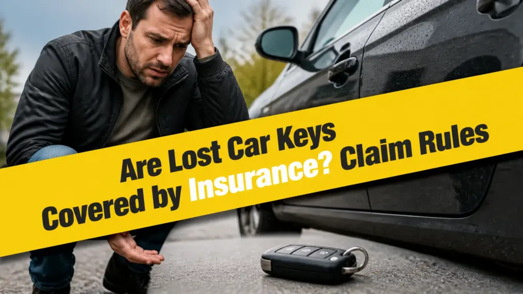 are lost car keys covered by insurance claim rules