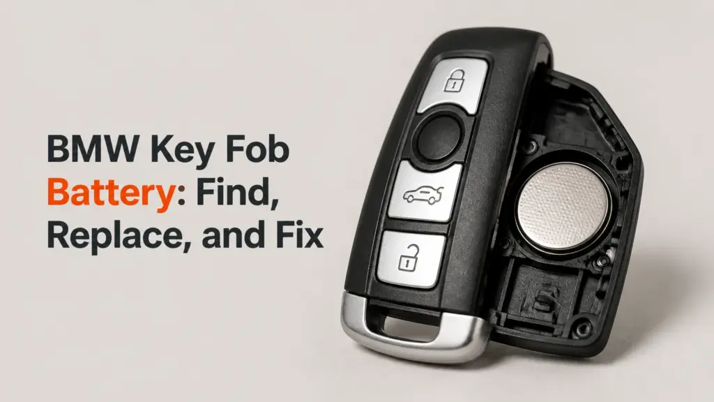 bmw key fob battery find replace and fix