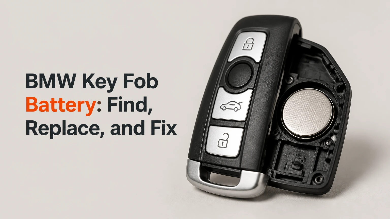 bmw key fob battery find replace and fix