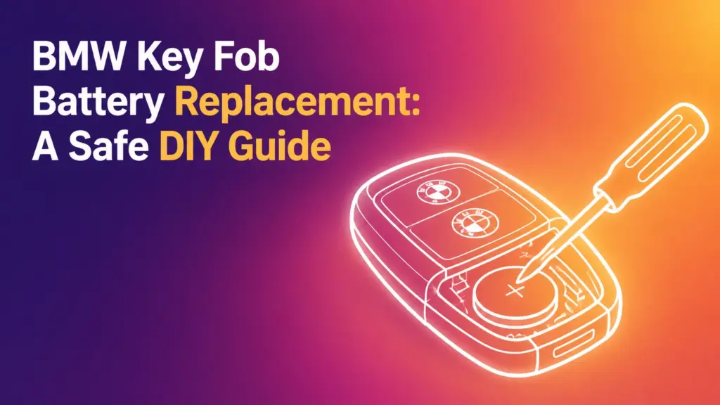 bmw key fob battery replacement a safe diy guide
