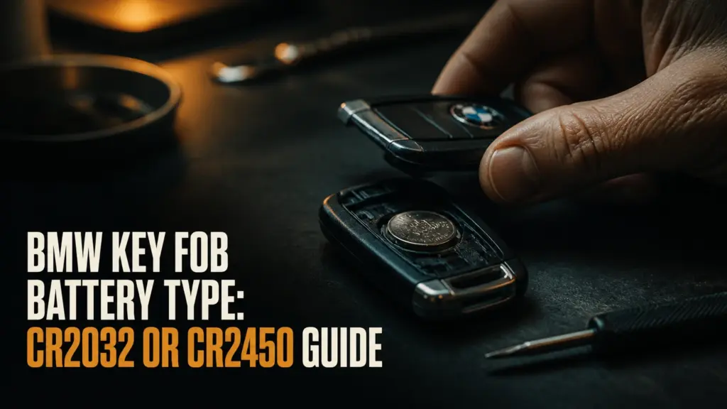 bmw key fob battery type cr2032 or cr2450 guide