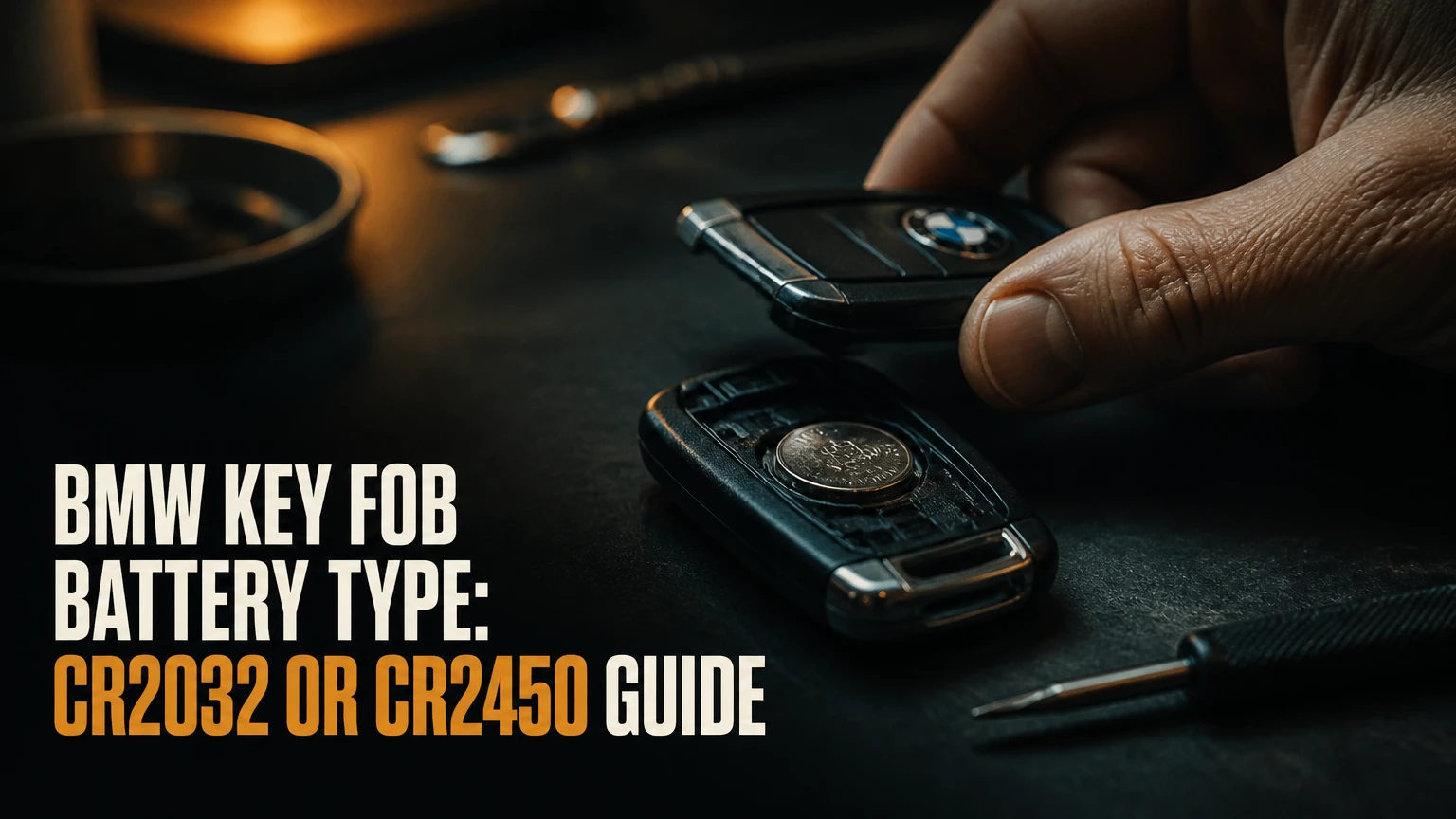 bmw key fob battery type cr2032 or cr2450 guide