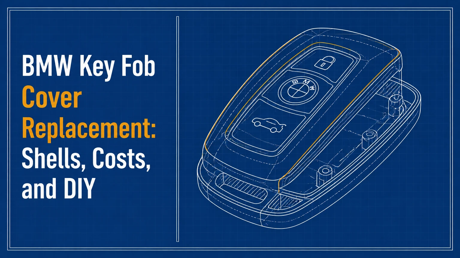 bmw key fob cover replacement shells costs and diy