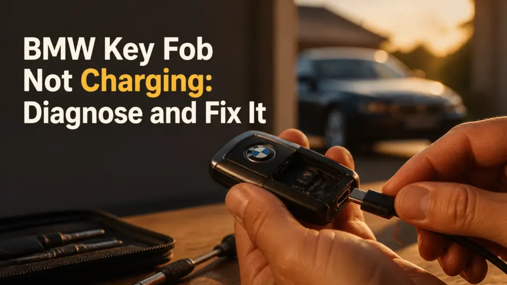 bmw key fob not charging diagnose and fix it