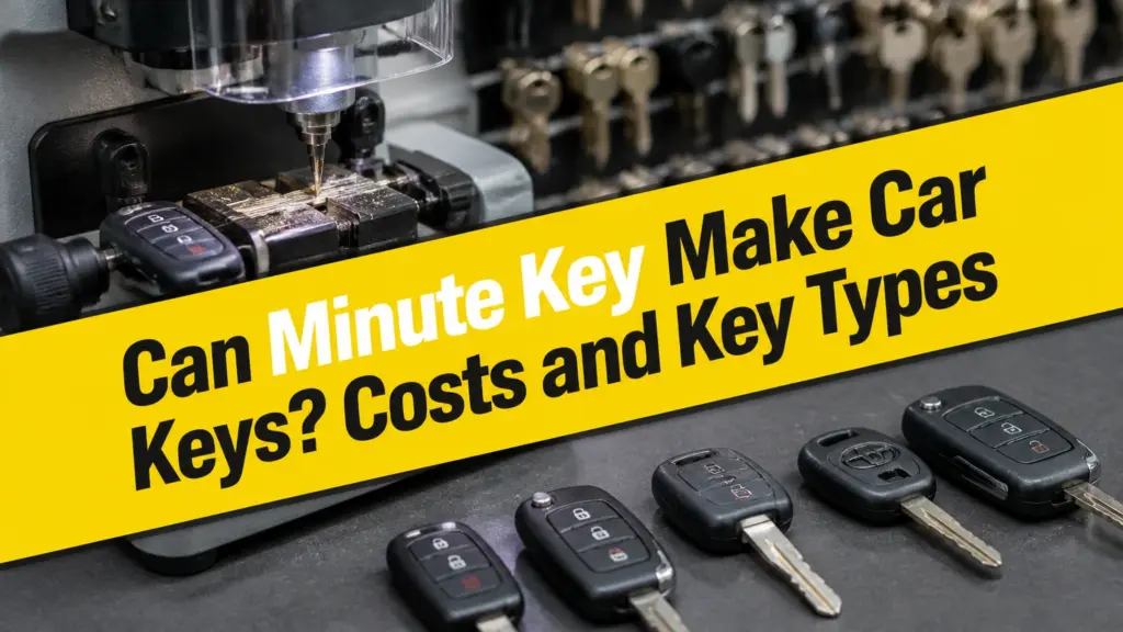 can minute key make car keys costs and key types