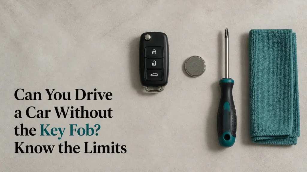 can you drive a car without the key fob know the limits