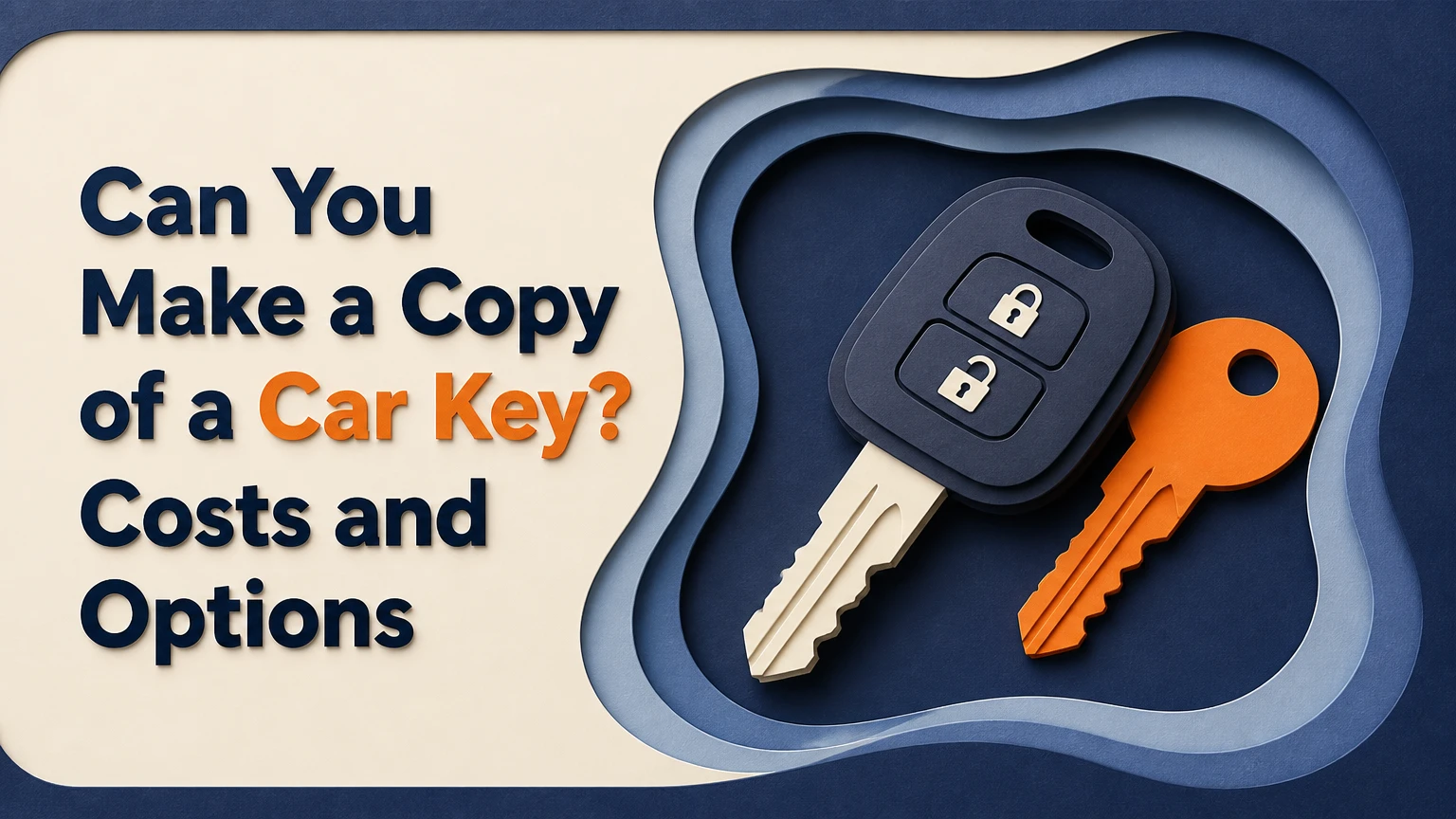can you make a copy of a car key costs and options