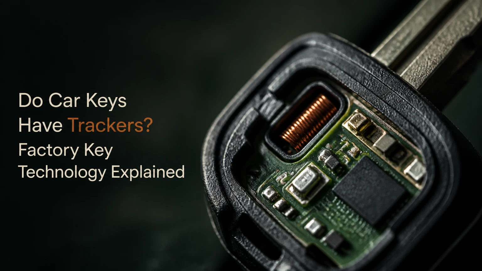 do car keys have trackers factory key technology explained