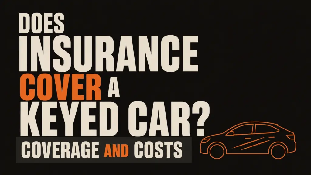 does insurance cover a keyed car coverage and costs
