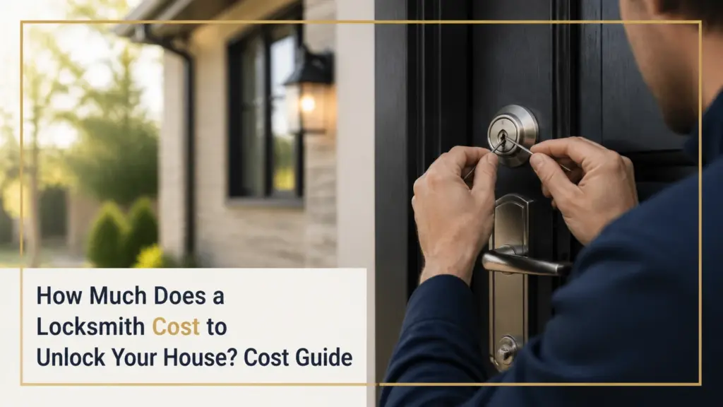 how much does a locksmith cost to unlock your house