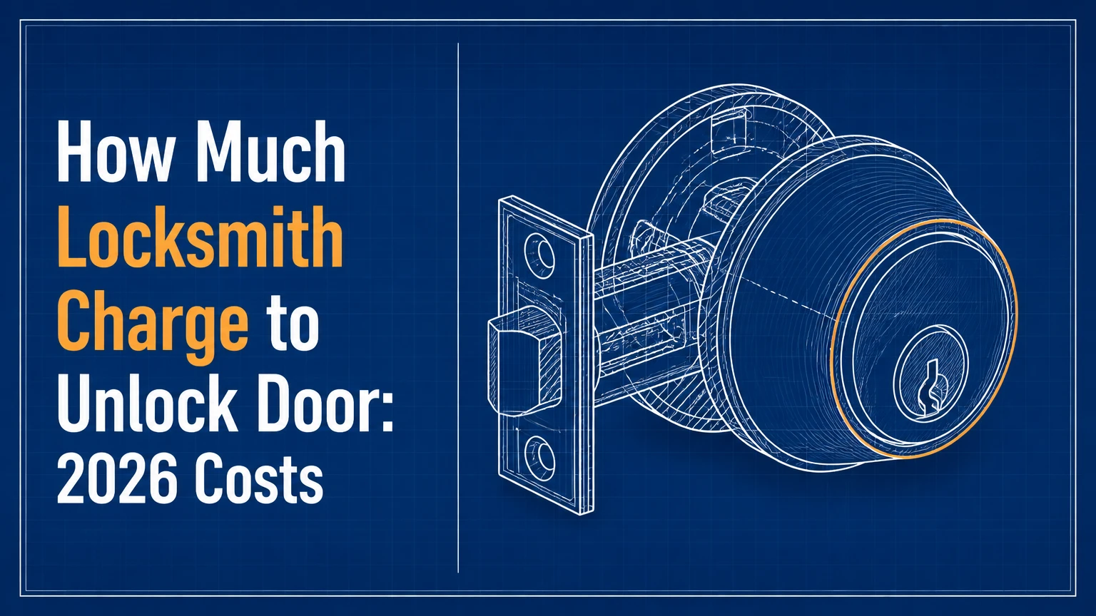 how much locksmith charge to unlock door