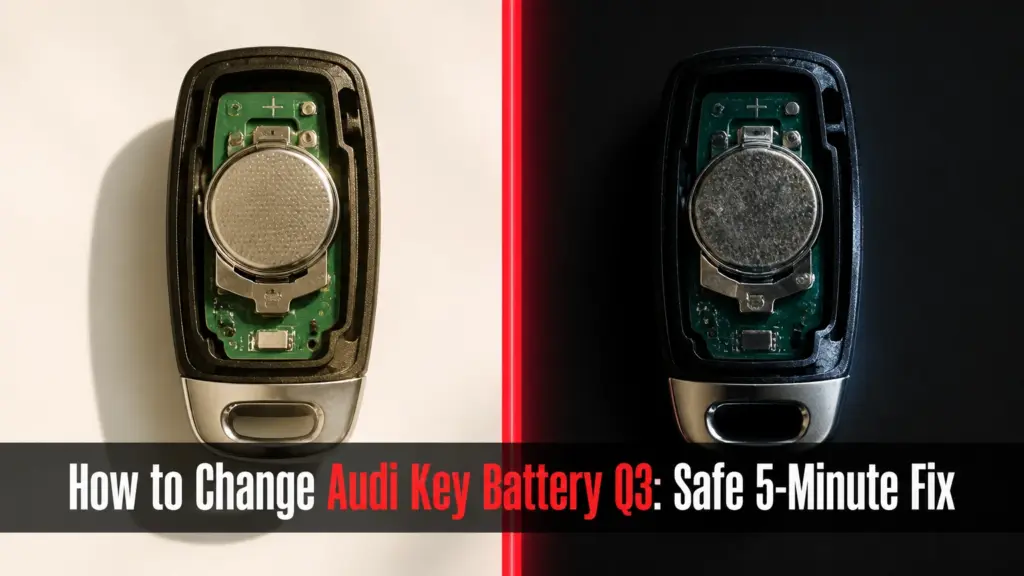 how to change audi key battery q3 safe 5 minute fix