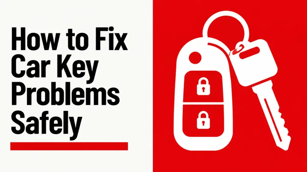 how to fix car key problems safely