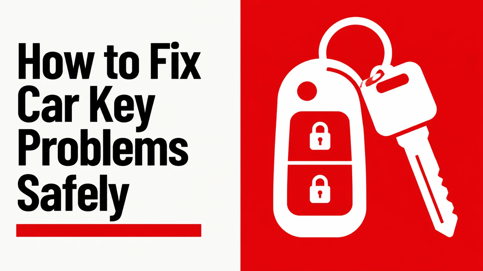 how to fix car key problems safely