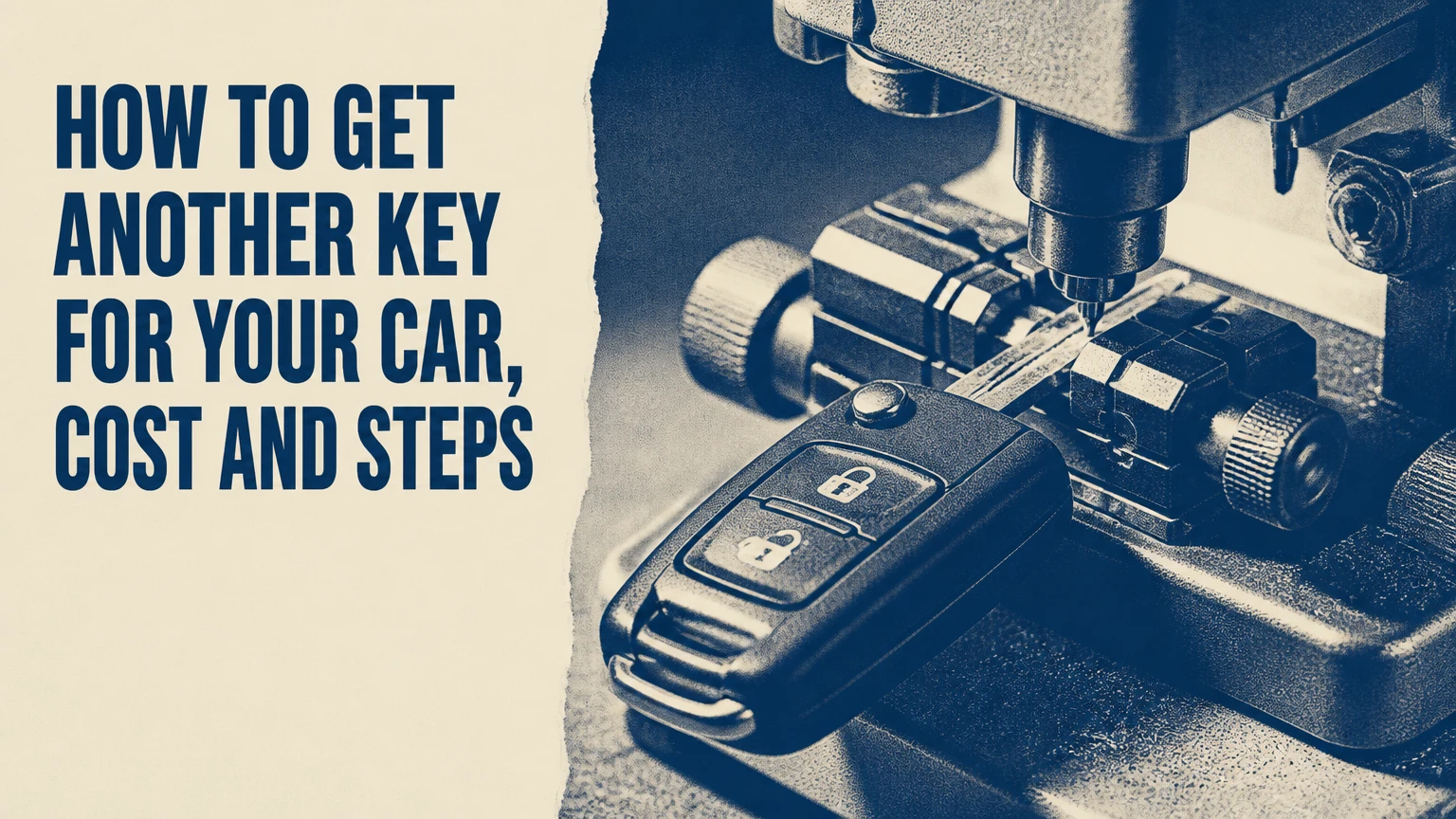 how to get another key for your car cost and steps