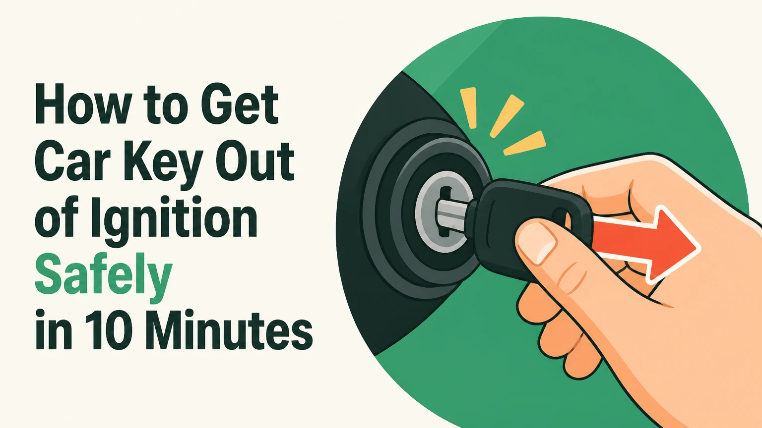 how to get car key out of ignition safely in 10 minutes