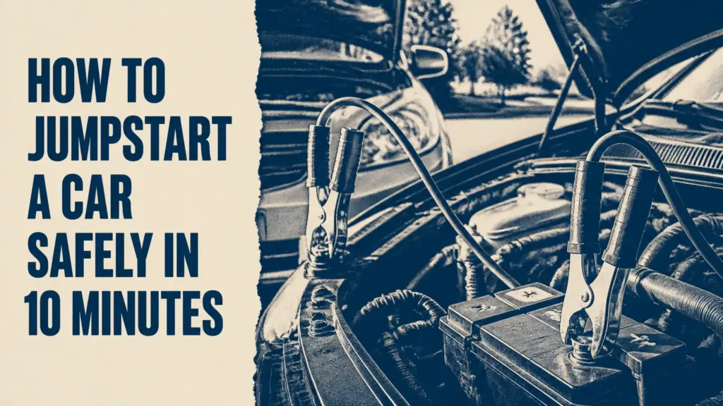 how to jumpstart a car safely in 10 minutes