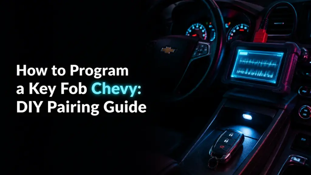 how to program a key fob chevy diy pairing guide