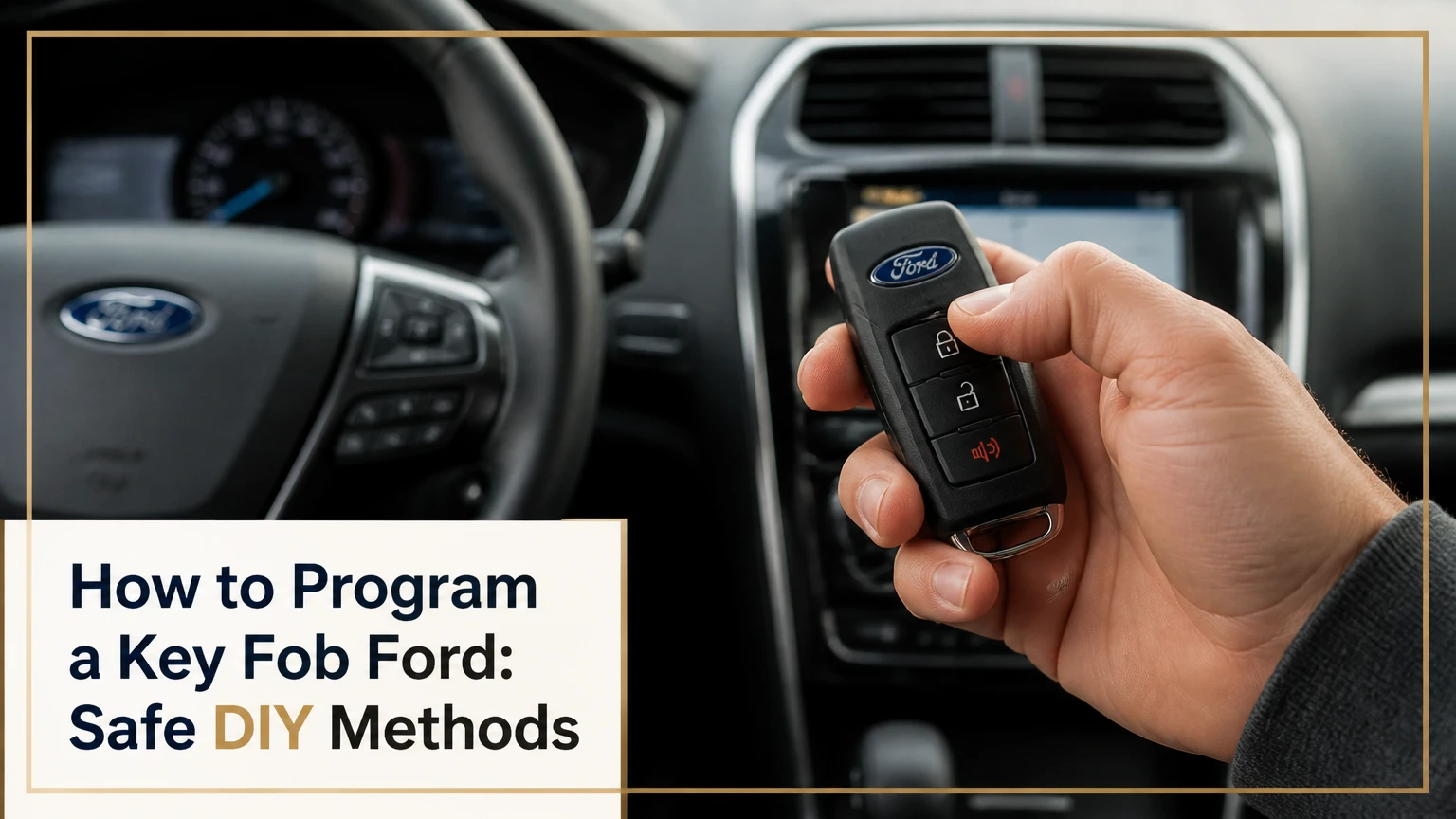 how to program a key fob ford safe diy methods