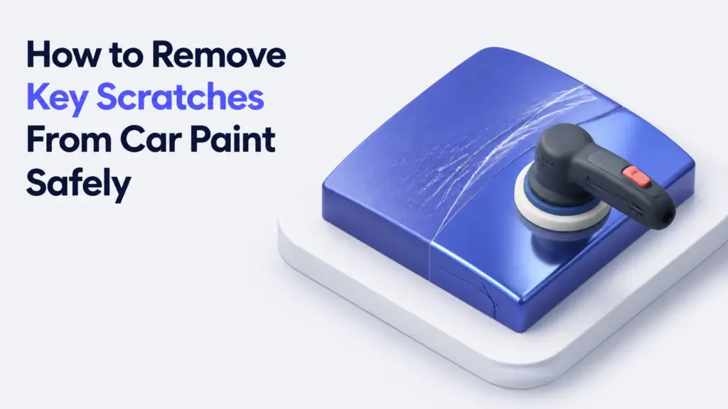 how to remove key scratches from car paint safely