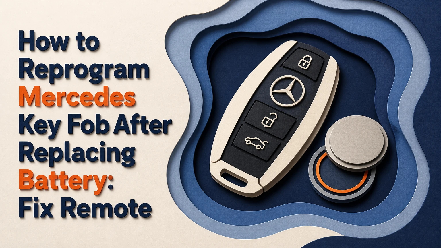 how to reprogram mercedes key fob after replacing battery fix remote