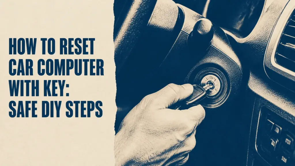 how to reset car computer with key safe diy steps