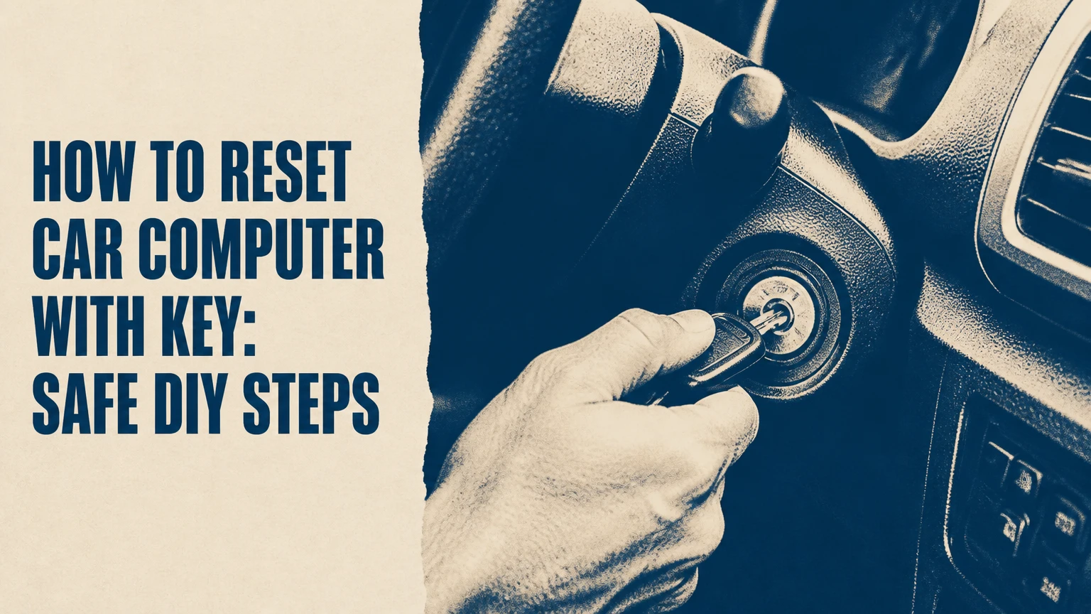 how to reset car computer with key safe diy steps