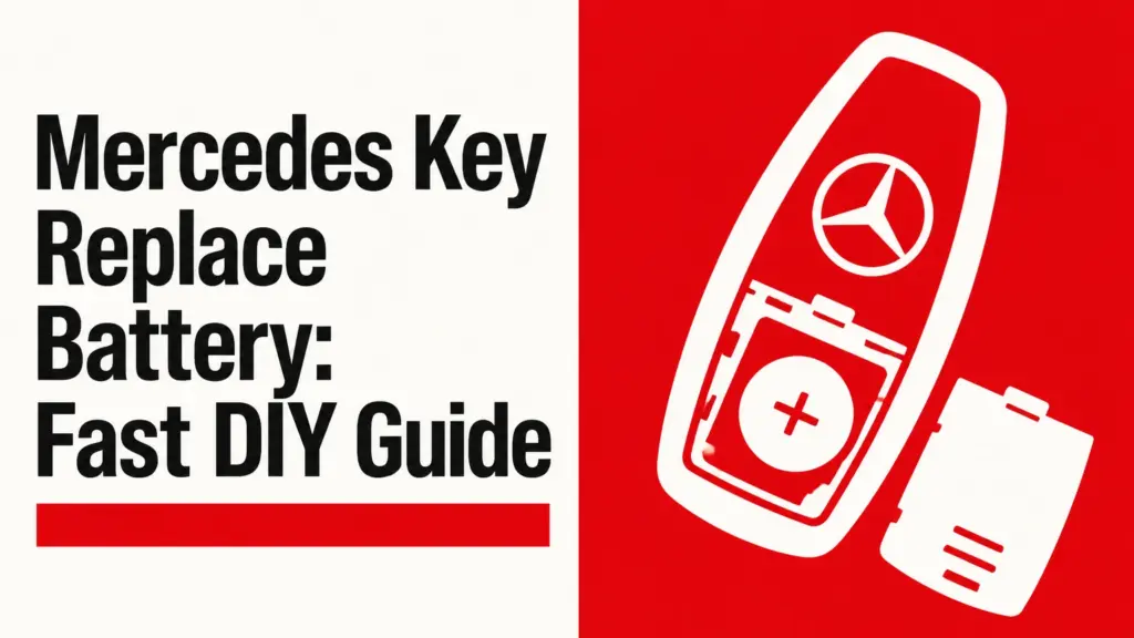 mercedes key replace battery fast diy guide