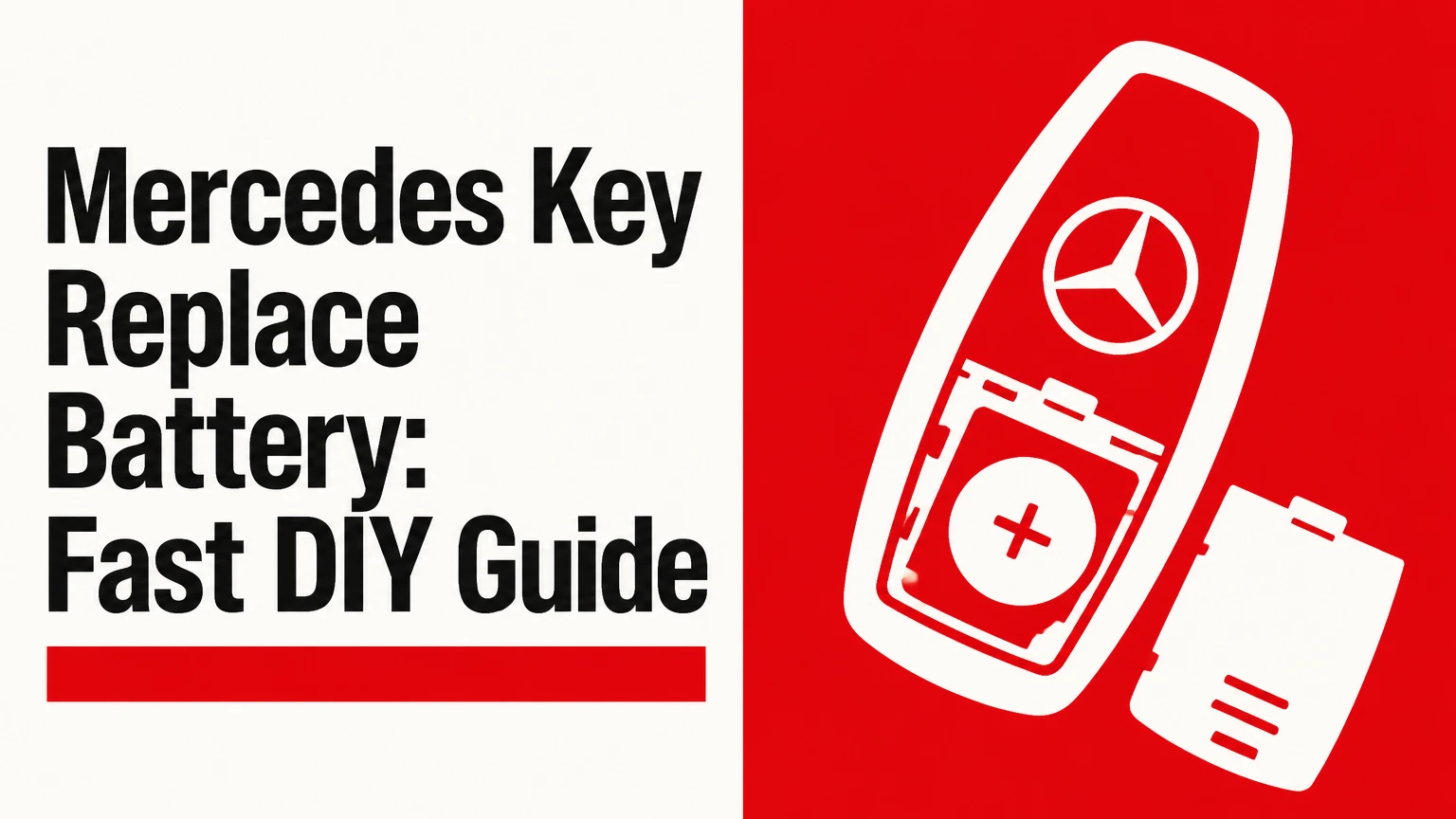 mercedes key replace battery fast diy guide