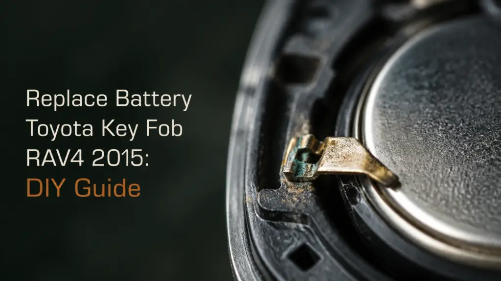replace battery toyota key fob rav4 2015 diy guide