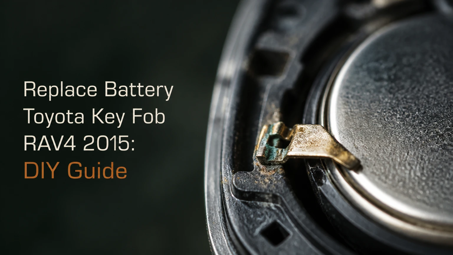 replace battery toyota key fob rav4 2015 diy guide
