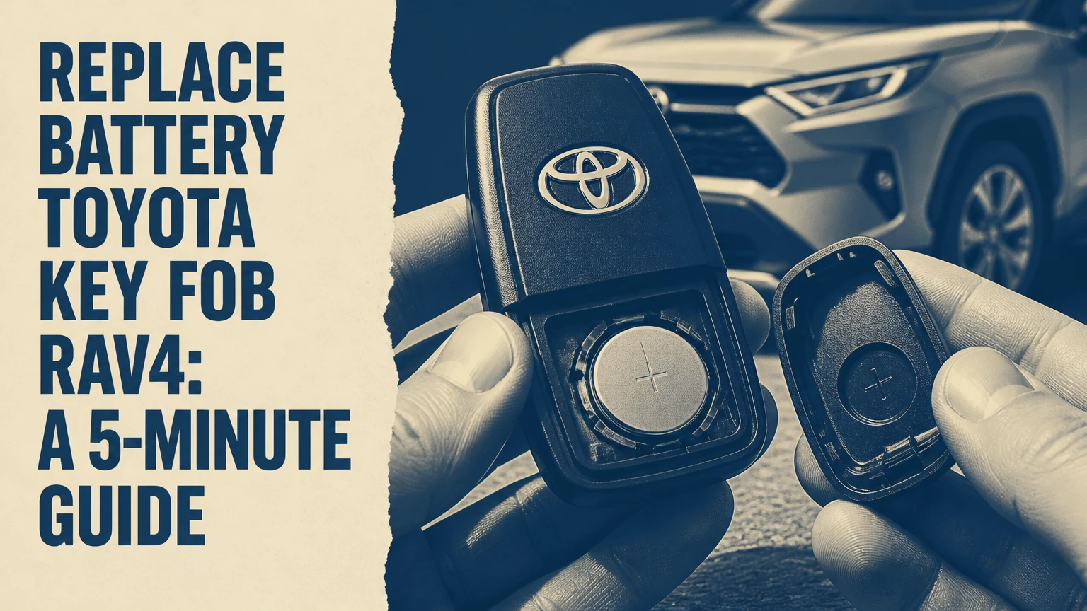 replace battery toyota key fob rav4 a 5 minute guide