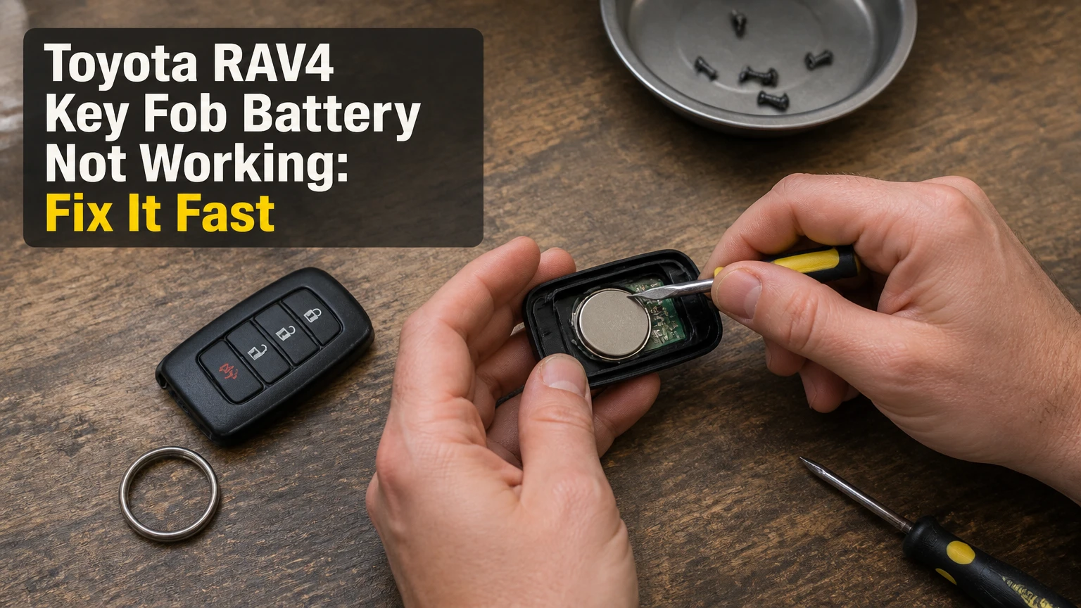 toyota rav4 key fob battery not working fix it fast