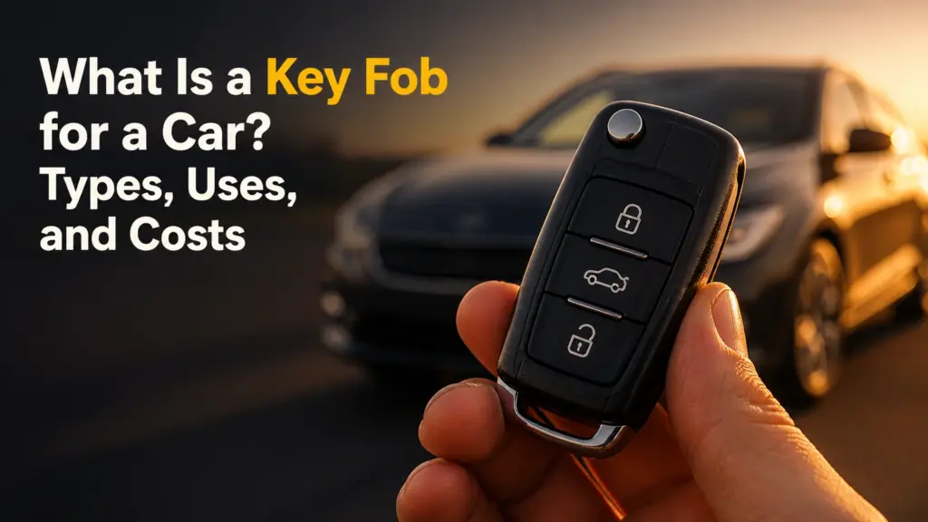 what is a key fob for a car types uses and costs