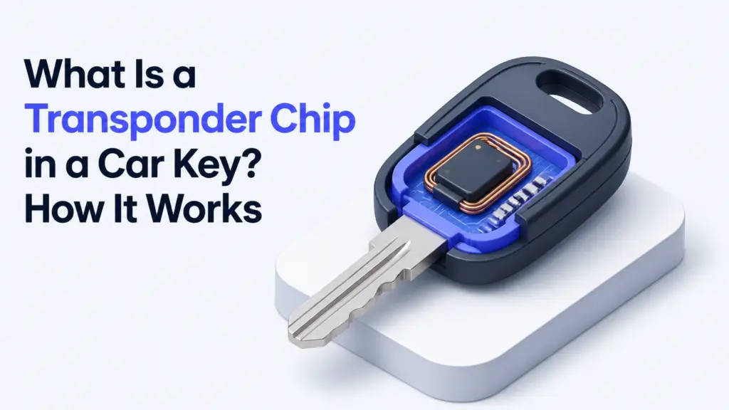 what is a transponder chip in a car key how it works
