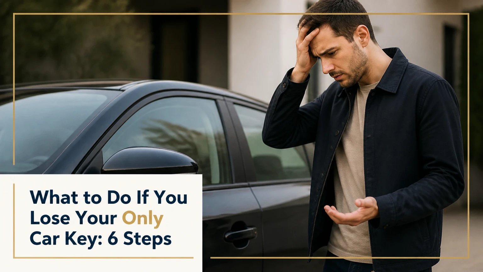 what to do if you lose your only car key 6 steps