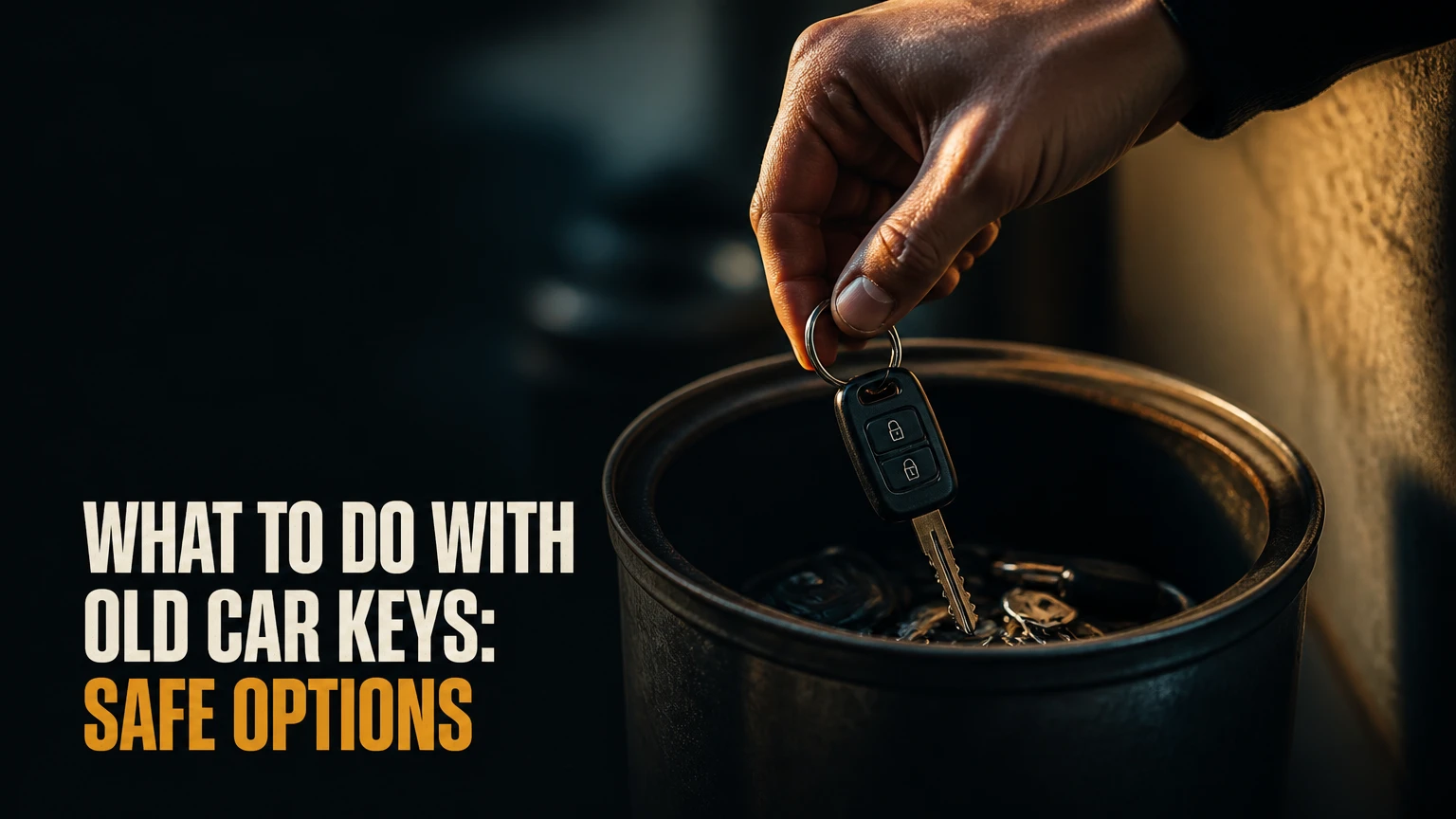 what to do with old car keys safe options