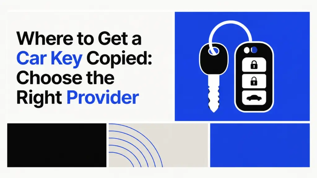 where to get a car key copied choose the right provider