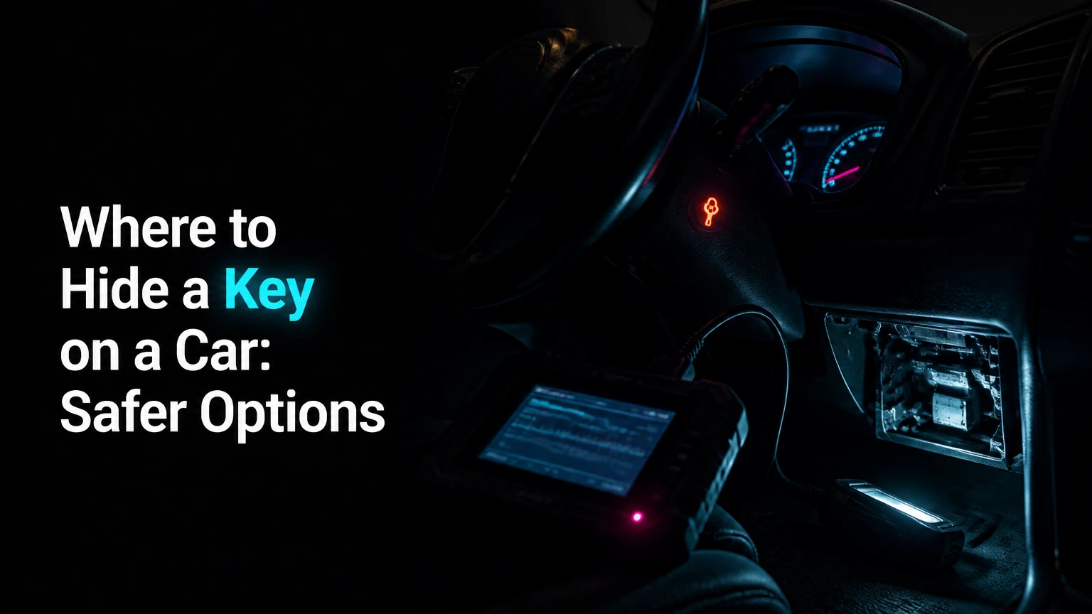 where to hide a key on a car safer options
