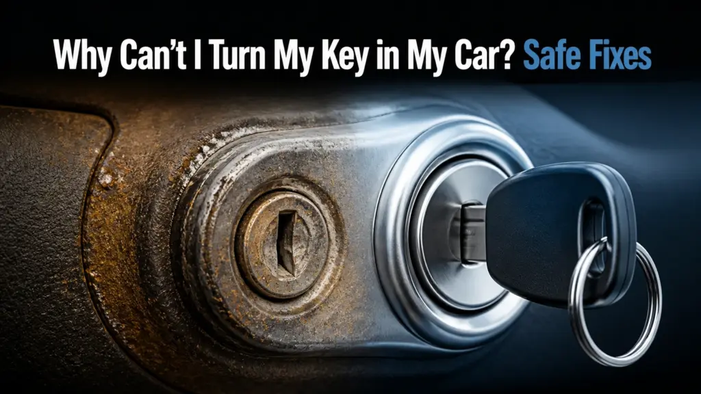 why cant i turn my key in my car safe fixes