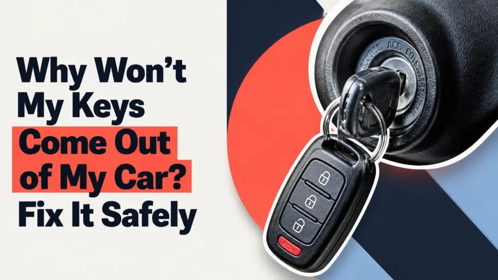 why wont my keys come out of my car fix it safely