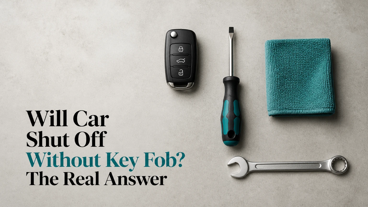 will car shut off without key fob the real answer