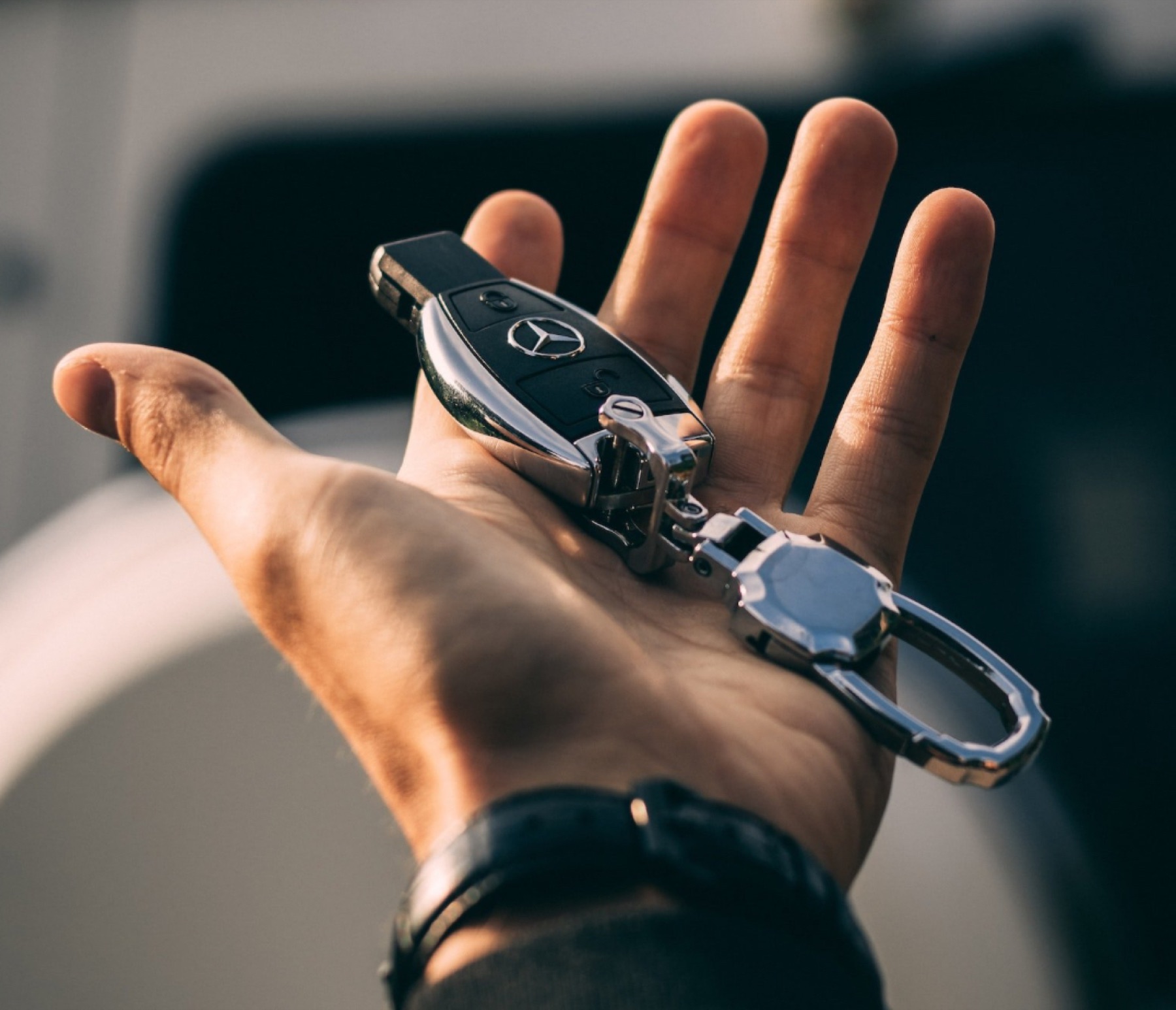 Newly created replacement car key