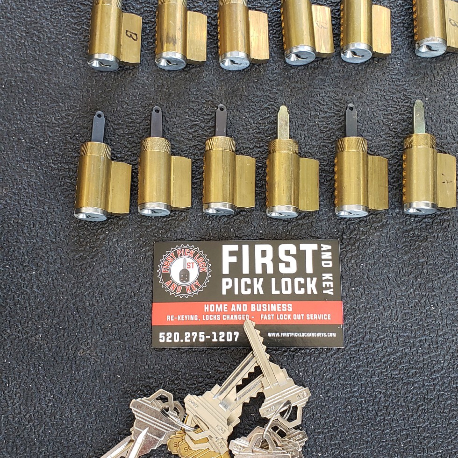 Residential lock cylinders and keys